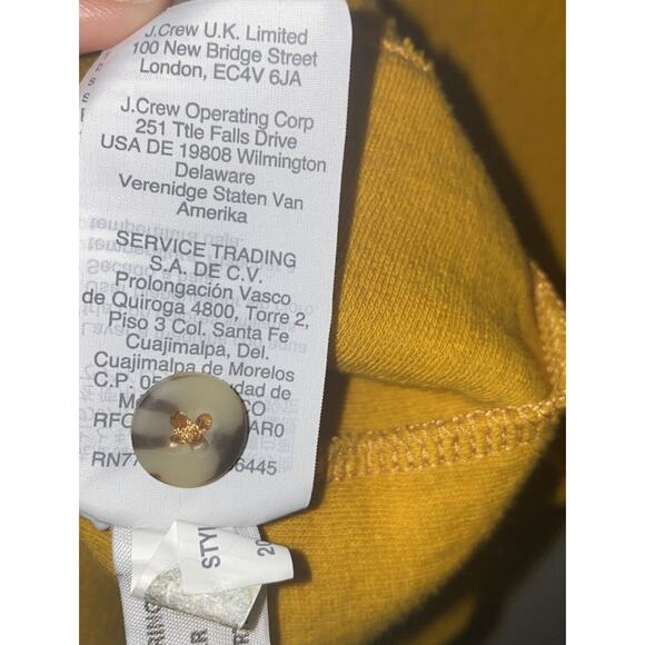 Madewell Texture & Thread Button Front Puff Sleeve Mini Dress Size X-Small - Picture 6 of 8